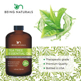 Tea Tree Essential Oil - Huge 4 FL OZ - 100% Pure & Natural – Premium Natural Oil with Glass Dropper (Tea Tree)