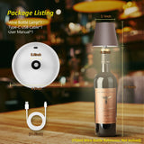 Hoide 2025 New Wireless Bottle Lamp - LED Bottle Lights for Liquor & Wine Bottles, Cordless Lampshade, Whiskey Bottle Top Light, Bottle Stopper Night Light Kit, Rechargeable 3-Tone Touch-Dimmable