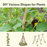 Sprigra Bamboo Stakes 3FT 30pcs, 36 inch Garden Stakes Multi-Purpose, Bamboo Plant Support Stakes for Tomatoes, Beans, Peppers, Flowers, Potted, Maintain the Plant Posture, Strengthen and Stem