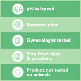 Summer's Eve Aloe Love Gentle Daily All Over Feminine Body Wash, Removes Odor, Feminine Wash pH Balanced, 15 fl oz, 3 Pack