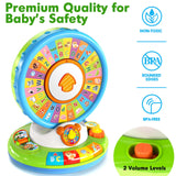 Learning Toy for Kids 1 2 3 Year Old Boys Girls, Spin and Sing Alphabet Zoo with Sounds, Interactive Educational Toys for Toddler 2-3, First Christmas 1st Birthday Gifts Toy