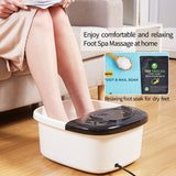 RIGHTMELL Foot Spa Bath Massager with Heat, Epsom Salt,Bubbles, Vibration and Red Light, Tub for Stress Relief,Foot Soaker Fathers Day Birthday Gifts for Mom Dad Women Men Her Him