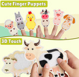 Quanquer Toddler Busy Board Montessori Toys for 1 2 3 4 Year Old - Farm Busy Book Educational Learning Sensory Toy for Boys Girls - Christmas Birthday Gifts for Toddlers Travel Toys for Airplane Car