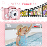CIMELR Kids Camera Toys for 3 4 5 6 7 8 9 10 11 12 Year Old Boys/Girls, Kids Digital Camera for Toddler with Video, Christmas Birthday Festival Gifts for Kids, Selfie Camera for Child, 32GB TF Card