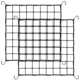 Trellis Netting, Scrog Net 4×4 ft, Heavy-Duty, Grow Tent Accessories, 2 Pcs
