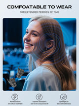 Hearprotek Silicone Concert Ear Plugs, 2 Pairs Reusable High Fidelity Earplugs for Concerts, Festivals, Motorcycling, Black