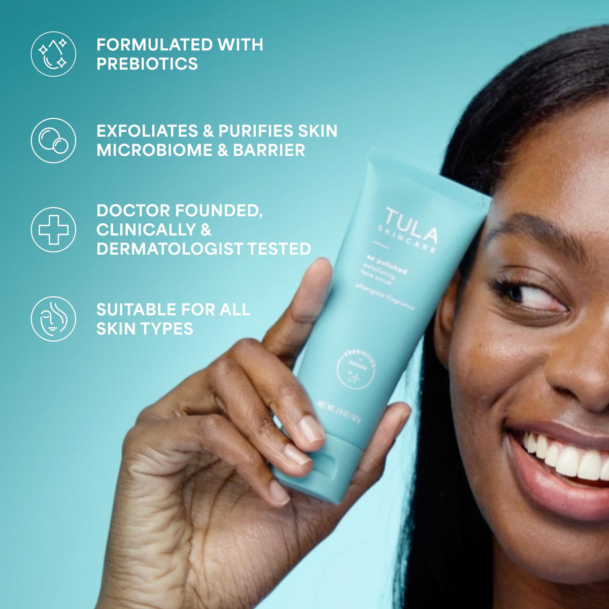 TULA The Cult Classic Gentle Face Cleanser with Prebiotics + Antioxidants