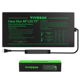 VIVOSUN Durable Waterproof Seedling Heat Mat 48" x 20.75" UL & MET-Certified Warm Hydroponic Heating Pad for Germination, Indoor Gardening, Greenhouse