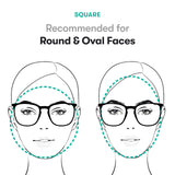 Stoggles Square Z87.1 Certified Polycarbonate Safety Glasses, Scratch & Shatter-Proof, Blue-Light & UV Blocking Lens, Top & Side Shields, Anti-Fog Dip Coated, Durable, Protective & Stylish Eyewear