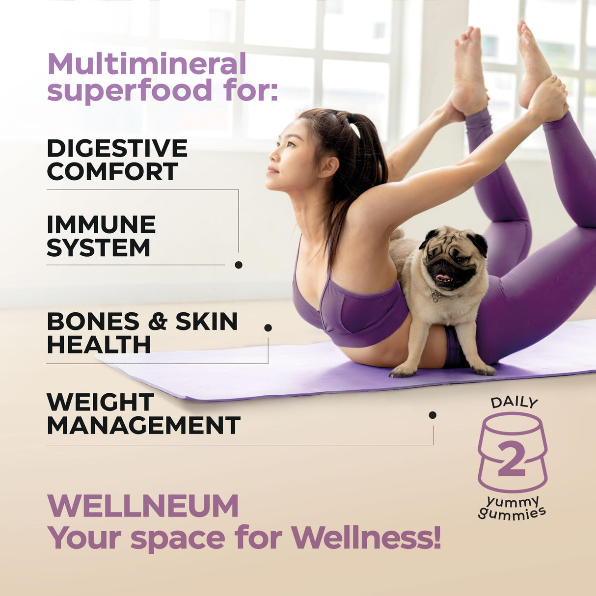 Multimineral Sea Moss Glow Gummies - Irish Seamoss for Immunity, Thyroid Health, Skin - Detox Cleanse Gummies with Black Seed Oil, Bladderwrack, Ashwagandha - No Sugar, GMO - for Men and Women