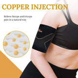 ITHW Copper Bicep Tendonitis Brace, Bicep Compression Sleeve for Pain Relief, Bicep Brace for Men and Women Muscle Strains Tear Injury(Copper, X-Large)