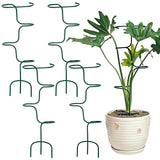 Indoor Plant Trellis Support, 4PCS Durable Metal in & Outdoor Trellis for Climbing Plants 15.7 Inch Metal Garden Stakes Plant Stem Holder Support for Potted Plants, Monstera, Flowers & Herbs (4PCS)