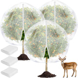 Tetutor 10x10 FT Fruit Trees Netting,3Pcs Large Tree Nets for Fruit Trees