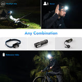 WUBEN E7 1800 Lumen Rechargeable Mini Flashlight with Magnet - Super Bright 6 Modes EDC Flashlight, Typ-C Rechargeable LED; IP68 Pocket Flashlight for Headlamp Use, Rescue, Camping