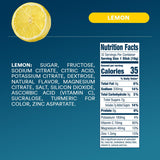 DripDrop Hydration Packets - Lemon - Single Serve Electrolytes Powder Drink Mix - Non-GMO, Gluten Free, Vegan - 32 Sticks