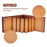 Adventure Book Scrapbook Photo Album 80 Pages Retro Leather Cover Memory Book with Luxury DIY Accessories Kit,Exquisite Box Gift Couples Weddings,Travelling,Christmas Day