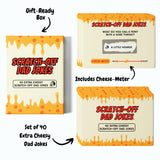 Scratch Off Dad Jokes - Dad Gift Ideas, Great for Fathers Day, Stocking Stuffers, White Elephant and Birthday Ideas - Set Includes 60+ Extra Funny Dad Jokes