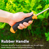 Dotet Garden Uprooting Weeding Tools - 3 Pack Hand Held Weeder Puller Tool Set, Rubber Handle, Weed Remover for Garden Farm Weeding