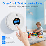 3-Pack Smoke Detector Carbon Monoxide Detector Combo 10 Year Battery, Test/Silence Button, Smoke Alarm and CO Detector for Any Room, Simple Setup
