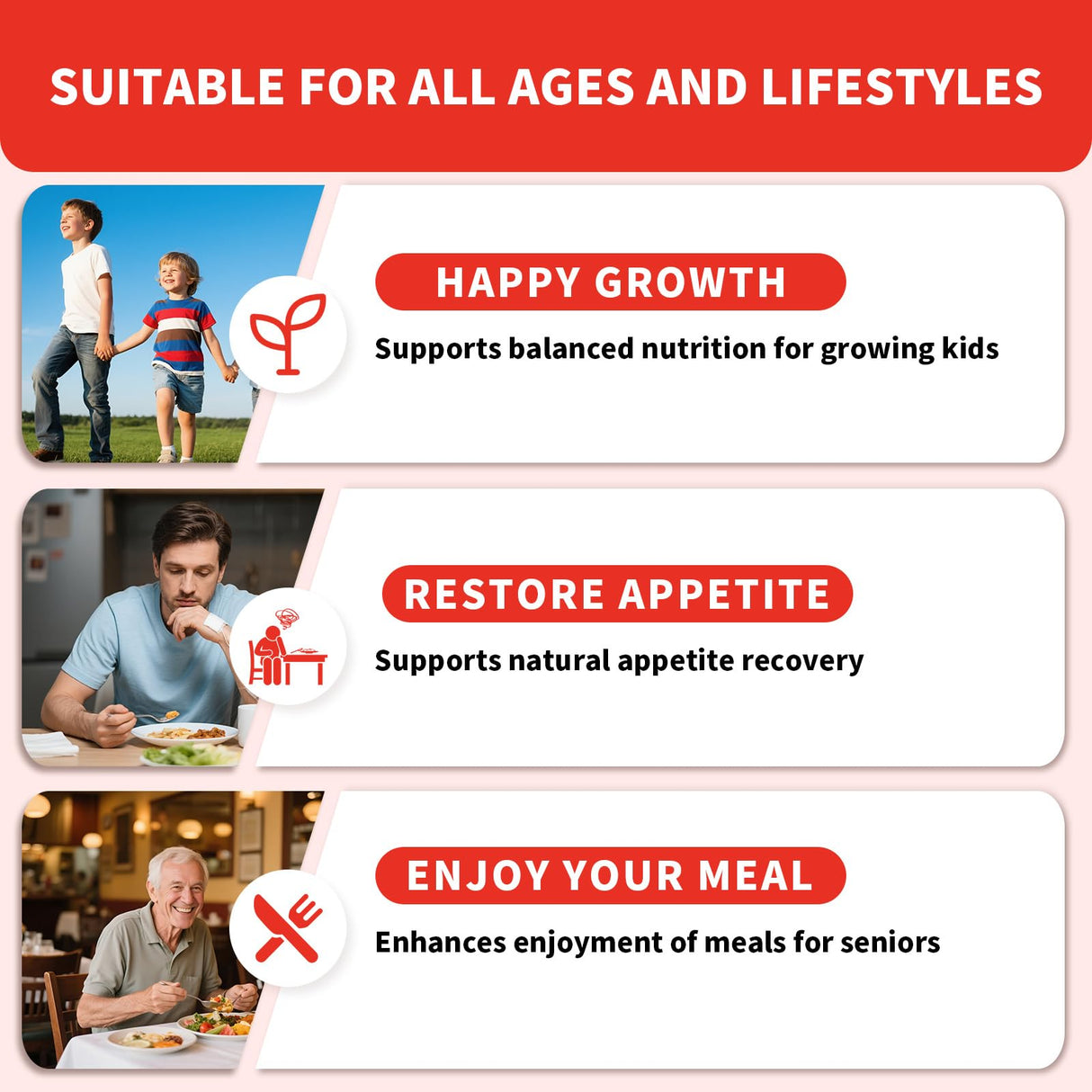 Appetite Booster Gummies for Kids Adults: Appetite Support Supplement with Bromelain Hawthorn Zinc Vitamin B12 for Healthy Digestive & Nutritional Balance, Sugar Free Mixed Fruit Flavor Vegan 30 Days