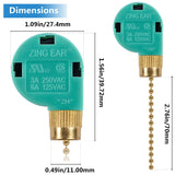 ZE-268S6 2 PACK NICKEL