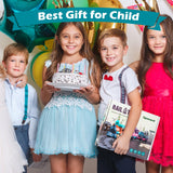 Lipneaed Train Set for Toddlers, Magnetic Train Toys for Toddlers 3+, 4pcs Trucks Toy Train for Boys and Girls, Birthday Christmas Toy Gifts for 3 4 5 6 7 8 Years Old