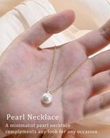 Watforsh 14K Gold Plated Pearl Jewelry Set for Women