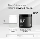 Toniiq Ultra High Purity Fisetin 500mg - 98%+ Higly Purified & Bioavailable Fisetin Supplement with MCT Oil for Absorption - Third-Party Tested Senolytic Supplements for Aging Support - 60 Capsules