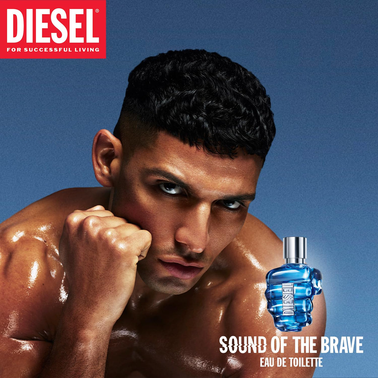 Diesel Sound of the Brave, Eau de Toilette for Men, Notes of Lemon, Spicy Juniper Berries & Ambery Wood, 1.7 Fl. Oz.