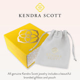 Kendra Scott Cailin 14k Gold-Plated Crystal Stud Earrings in White Crystal, Fashion Jewelry for Women
