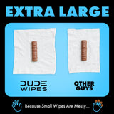 DUDE Wipes - Flushable Wipes for Adults - 6 Pack, 288 Wipes - Odor Destroyer XL Adult Wet Wipes - Deodorizing with Clean Scent - Up to 24 Hours of Odor-Destroying Technology