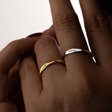Engraved Rings for Women, Custom Name Ring and Personalized Rings for Women