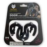 Militaur First Responder Door Stop Black (3 Pack) – Molle Compatible, Tactical Door Jam for Police, EMS, Firefighters