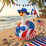 Atcarmor 4th of July Bikini Porch Goose Outfit Patriotic 23 Inch Summer Porch Goose Outfit for Independence Day 250th Anniversary