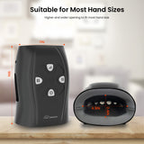 Snailax Hand Massager with Heat and Compression, FSA HSA Eligible, Vibration, Cordless Hand Massager for Arthristis, Carpal Tunnel, Gifts for Women, Men, Mom(Black)