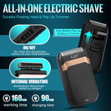 Hair Clippers Set for Men, Hair Clipper Trimmer with LED Display, Professional Cordless Hair Clipper Shaver Beard Trimmer, Hair Cutting Machine for Men, Holiday Gift for Him Father's Day Gift