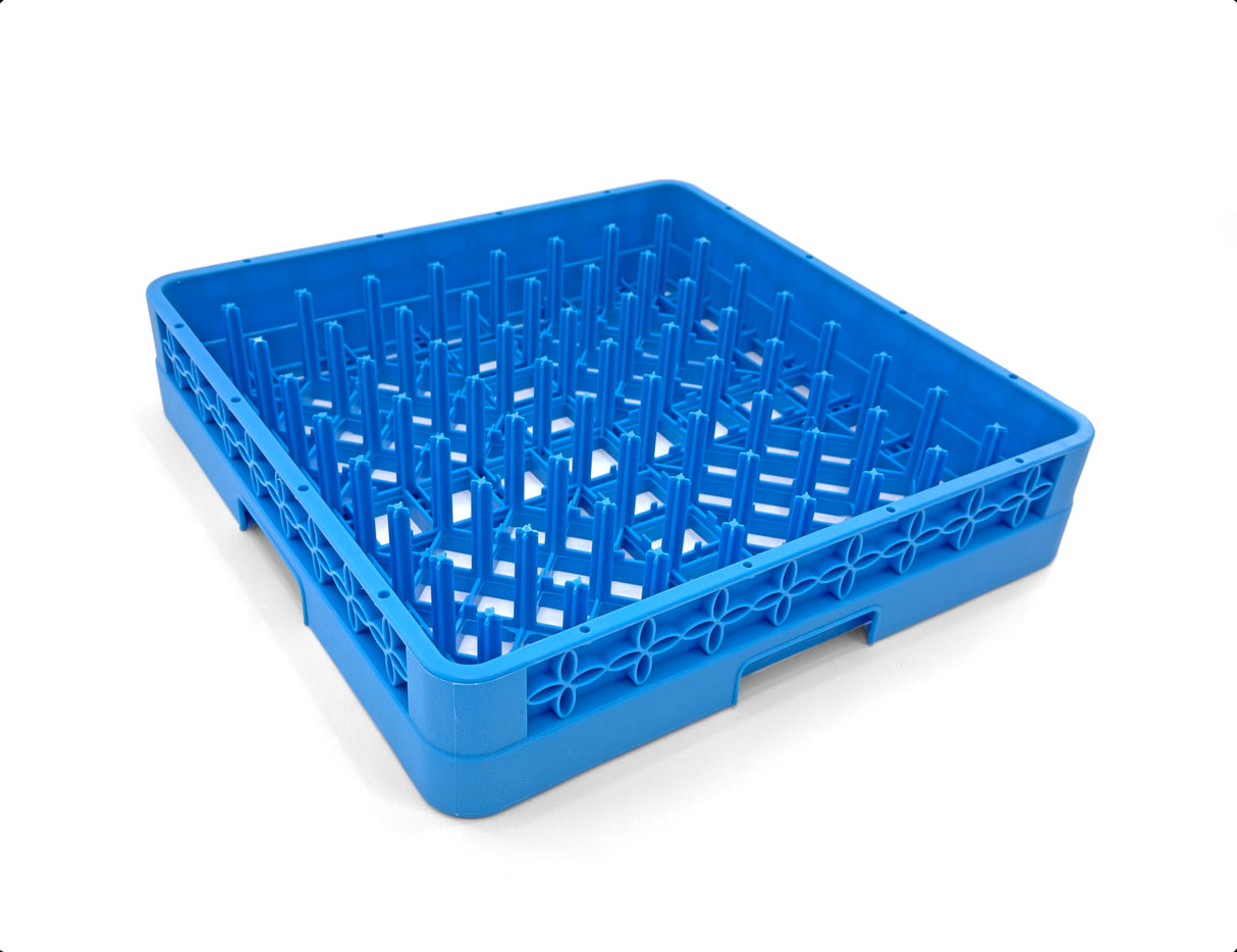 Farag Janitorial Peg Plate Rack for Commercial Dishwasher | Full Size Tray Rack | Polypropylene | Blue