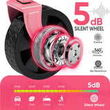 Sekey Wagon Cart with Wheels with 220LBS Capacity,Heavy Duty Wagon Carts Foldable,Lightweight Utility Portable Cart for Grocery, Shopping, Garden, Camping. Pink