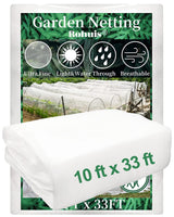 Garden Netting for Raised Beds, 10 ft x 33 ft Ultra Fine Mesh Mosquito Net Pest Barrier Bird Bug Insect Netting for Garden Greenhouse, Plant Row Cover for Protect Vegetables Fruits Flowers Trees