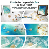 iland Crafts for Adults Women Creative Teen Crafts for Girls Ages 15-18 Great Ocean Resin Art Kit UV Resin Art Projects of DIY Artist Crafting Gifts Unique Gifts for Women on Christmas Romantic