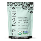 Truvani Vegan Pea Protein Powder | Mint Chocolate | 20g Organic Plant Based Protein Per Serving | 10 Servings | Keto | Gluten & Dairy Free | Low Carb | No Added Sugar