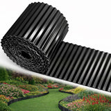 SJPULMO Corrugated Metal Edging, 6"x45Ft Rust-proof Landscape Edging Border