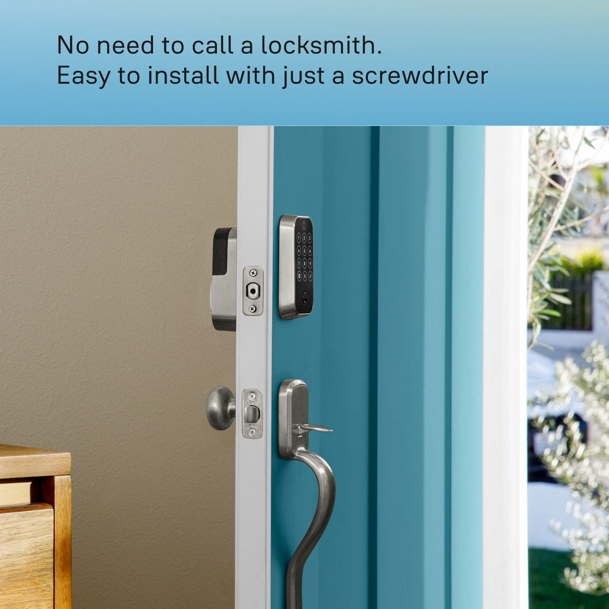 Yale Assure Lock 2 with Wi-Fi – Black Suede Smart Lock for Front Door with Keypad, App Control, Backup Key, and Deadbolt – Secure Keyless Entry Door Lock, YRD450-WF1-BSP