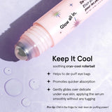 grace & stella Award Winning Under Eye Brightener Roller - Airplane Travel Essentials - Retinol & Caffeine Eye Serum for Puffiness, Dark Circles, Wrinkles - Vegan Skincare (15ml / 0.51floz)