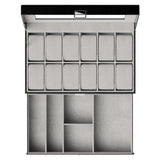 ProCase Watch Box, 12 Slot Watch Case for Men with Drawer, Black