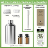 HIQILI 16 Fl Oz Citronella Oil for Homemade Sprays, Add to Diffuser, 100% Pure and Natural Undiluted