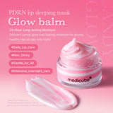 medicube PDRN lip sleeping mask glow balm | Salmon PDRN, Collagen, Shea Butter for Softer Lips, Long-lasting Moisture, Overnight and daily lip care, Korean Skincare 0.35 oz.