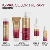 Joico K-PAK Color Therapy Luster Lock Instant Shine & Repair Treatment | For Color-Treated Hair | Boost Color Vibrancy | Repair Breakage | With Keratin & Argan Oil | 16.9 Fl Oz