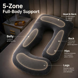 ALLOPERA U Shape Pregnancy Pillow - Full Body Maternity Pillow for Sleeping
