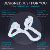 Mute by Rhinomed Nasal Dilator for Snore Reduction | Small 3pk | Increase Airflow | Anti Snoring Devices | Nasal Dilators for Sleeping | Internal Nasal Dilator | Snoring Solution | Transparent